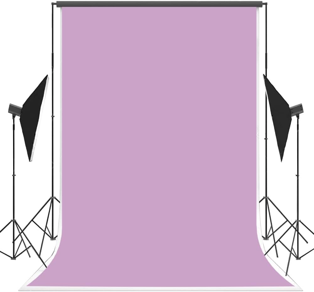 5X7ft Purple Backdrop Light Purple Photo Backdrop for Photoshoot Background Solid Color Backdrop