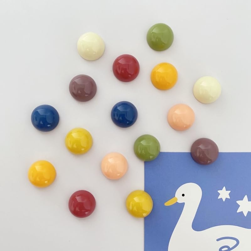 12PCS Strong Fridge Magnets, Colorful Decorative Refrigerator Magnets, Cute Classroom Whiteboard Magnets, for Office Cabinets and Dishwasher