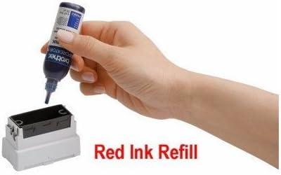 Ink Refill for StampCreator - Rubber Stamp Ink Refill (Red)
