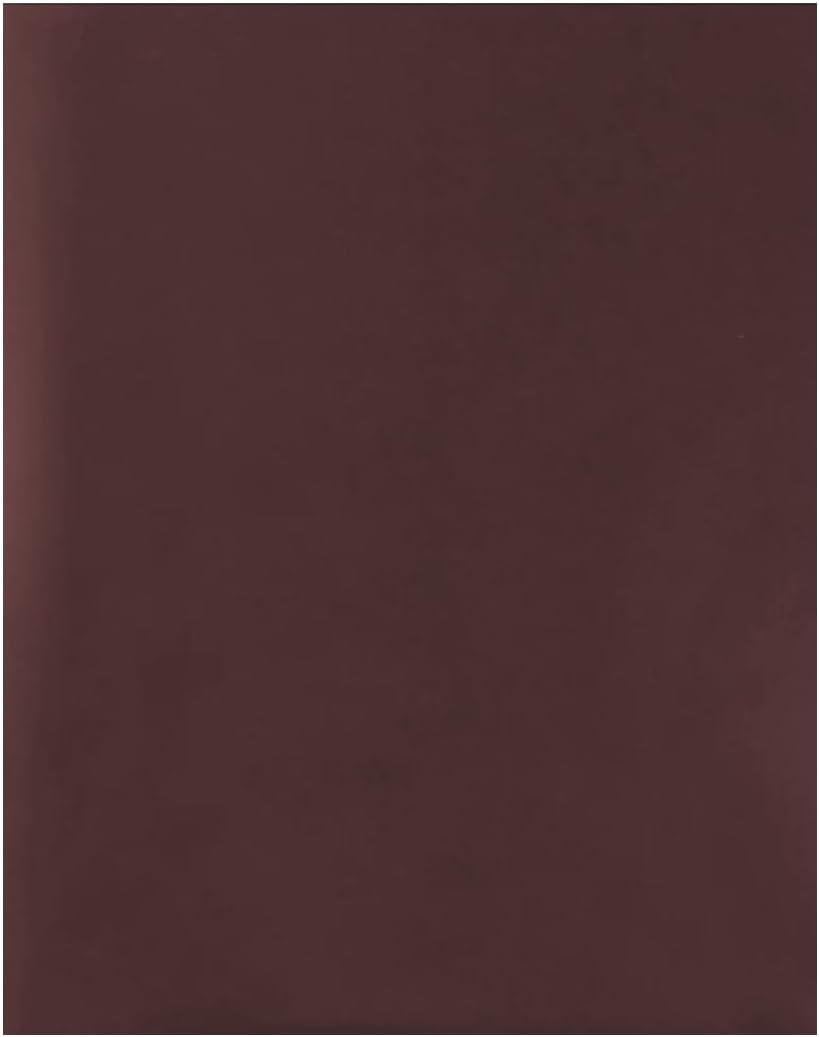 JAM PAPER Custom Printed Semi-Gloss Folders with Round Corner Pockets - Personalized Logo & Text - 12pt C1S - Brown - 100/Pack
