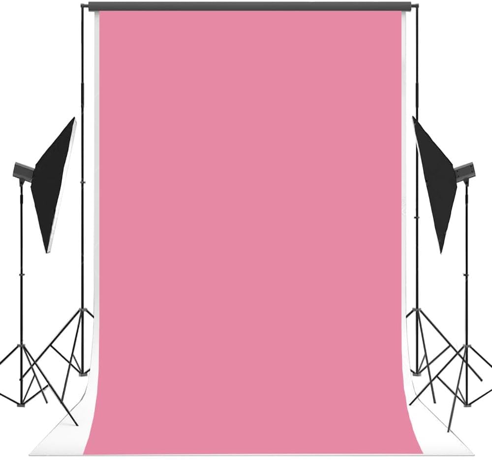 5X7ft Pink Backdrop for Photography Photo Booth Background for Photoshoot Background