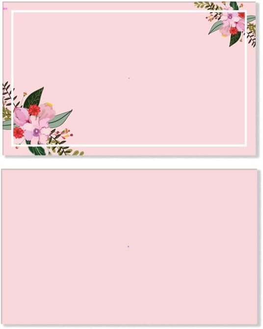 100pcs custom business cards thank you cards with logo picture 300gsm coated paper laminate two-sided printed (style 3)