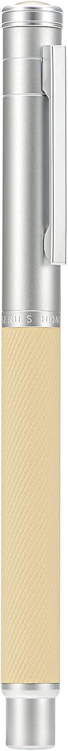 Hongdian Silver Birch Forest Aluminum Fountain Pen Medium Nib with Metal Box Writing Pen Set'1 Count (Pack of 1)