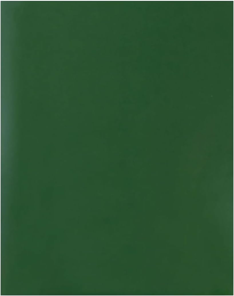 JAM PAPER Custom Printed Semi-Gloss Folders with Round Corner Pockets - Personalized Logo & Text - 12pt C1S - Green - 100/Pack