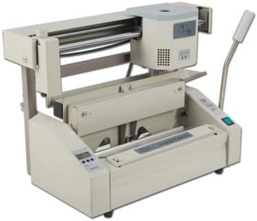 A4 Manual Hot Glue Book Binder Machine with Milling Cutter Wireless Book Binding Machine for Binding Books Albums Notebook with 1 Pound Glue Pellets
