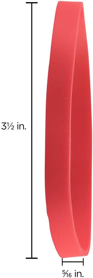 JAM PAPER Durable Rubber Bands - Size 64 - Red Multi-Purpose Rubberbands - 100/Pack