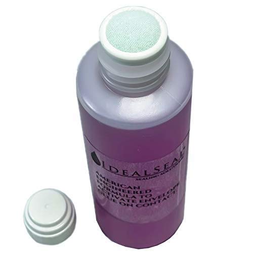 IDEALSEAL Envelope Moistener (120 ML) (3600 Envelpes) E-Z Seal Compatible 4 oz. Dabber Bottle of Sealing Solution PB Sealing Solution 601-7 Postage Stamp Envelope Seal (1 Bottle)
