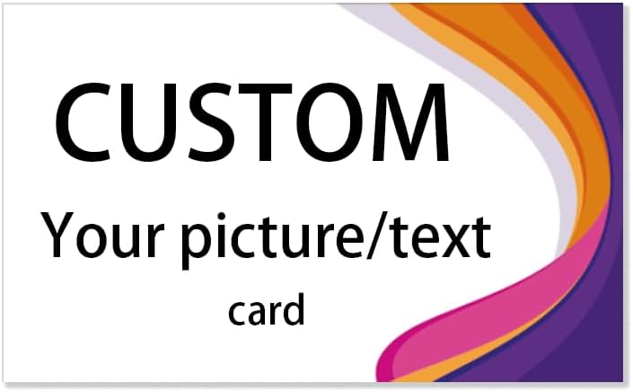100pcs custom business cards thank you cards with logo picture 300gsm coated paper laminate two-sided printed (style 7)