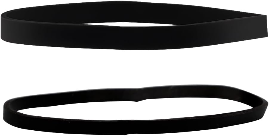 JAM PAPER Colorful Rubber Bands - Sizes 33 & 64 Set - Black Multi-Purpose Rubberbands - 200/Pack
