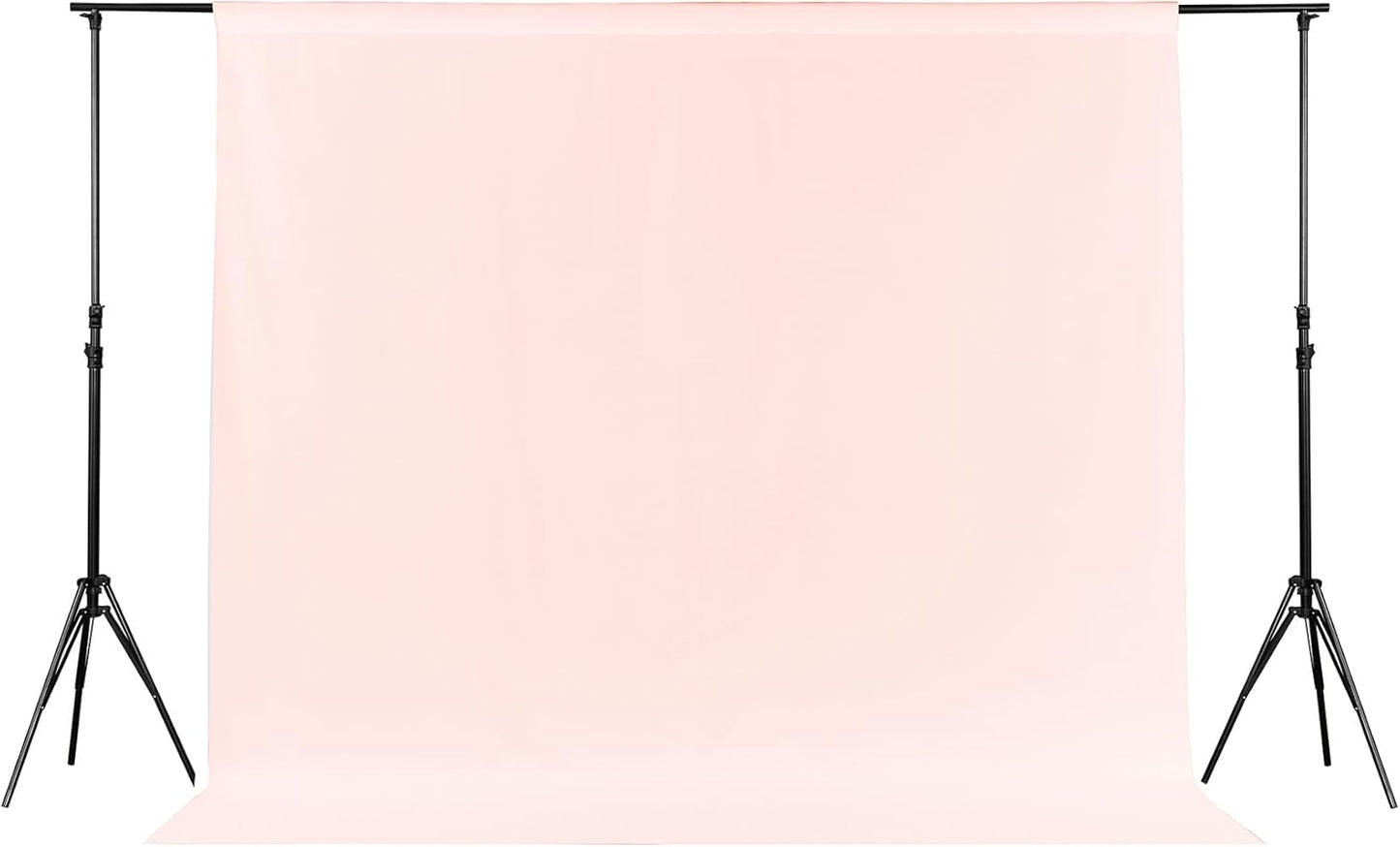 Joccun 6X9FT Blush Pink Backdrop Background for Photography,Polyester Backdrop Curtain Background Screen for Photography,Photoshoot,Video Recording,Studio(6X9ft,Blush Pink)