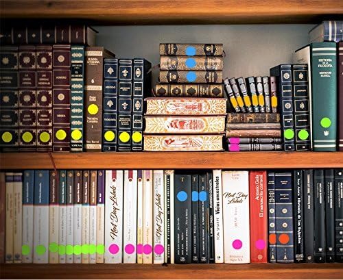 8-1/2 x 11" Neon Color High Light Fluorescent Labels for Laser & Inkjet Printer (ORANGE Fluorescent, 1.5" Round - 30 Per Page | 750 Labels)