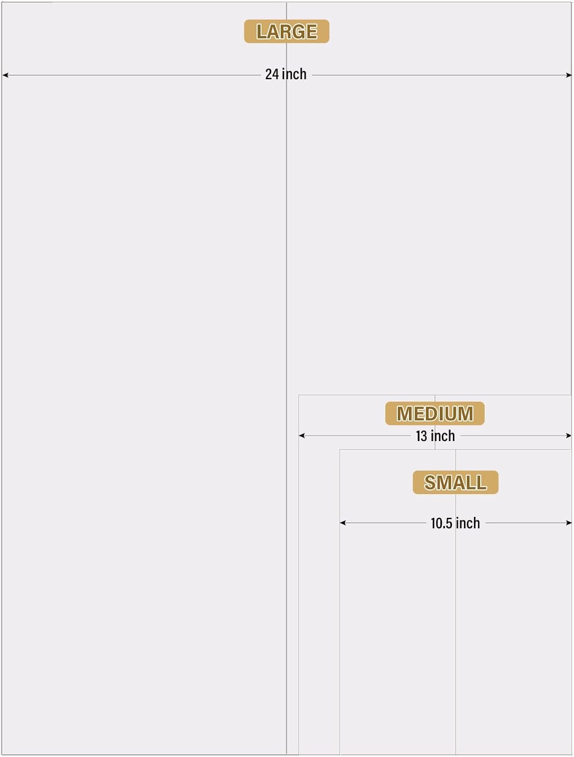 8 Pcs Trifold Poster Board, 26x17 inches White Poster Board Comes With Sticky Accessories, Corrugated Presentation Boards, Display Board for School Projects, Business Presentations, 8 Count