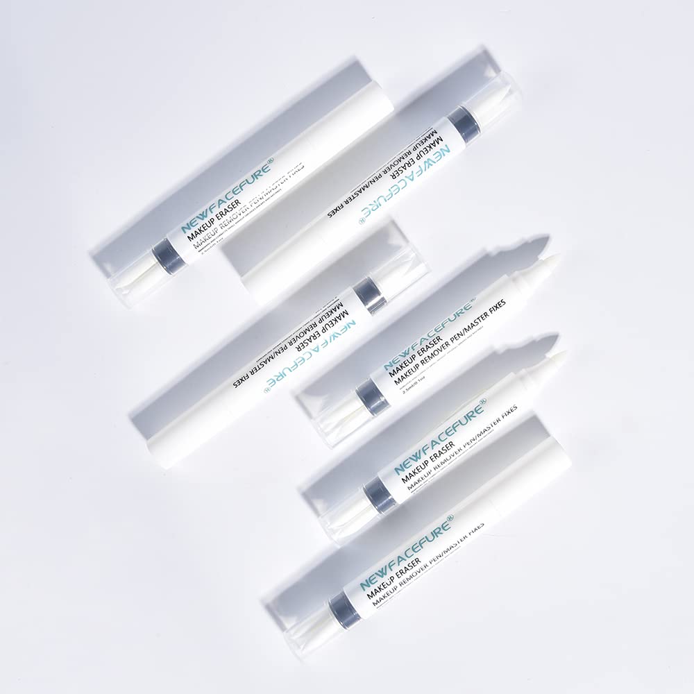 2Pack Eyeliner Remover Eraser Pen, Eye Make Up Corrector, Easy to Remove and Correction Magnetic Eyeliner Fixer, Extract for Sensitive Skin Original (white -2)