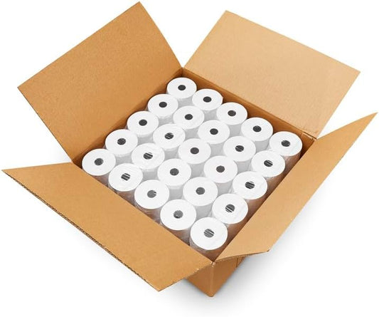 2 1/4” x 230' Thermal Receipt Paper Rolls Compatible with Most Samsung, Sharp, and Royal Alpha Cash Registers (Pack of 50)