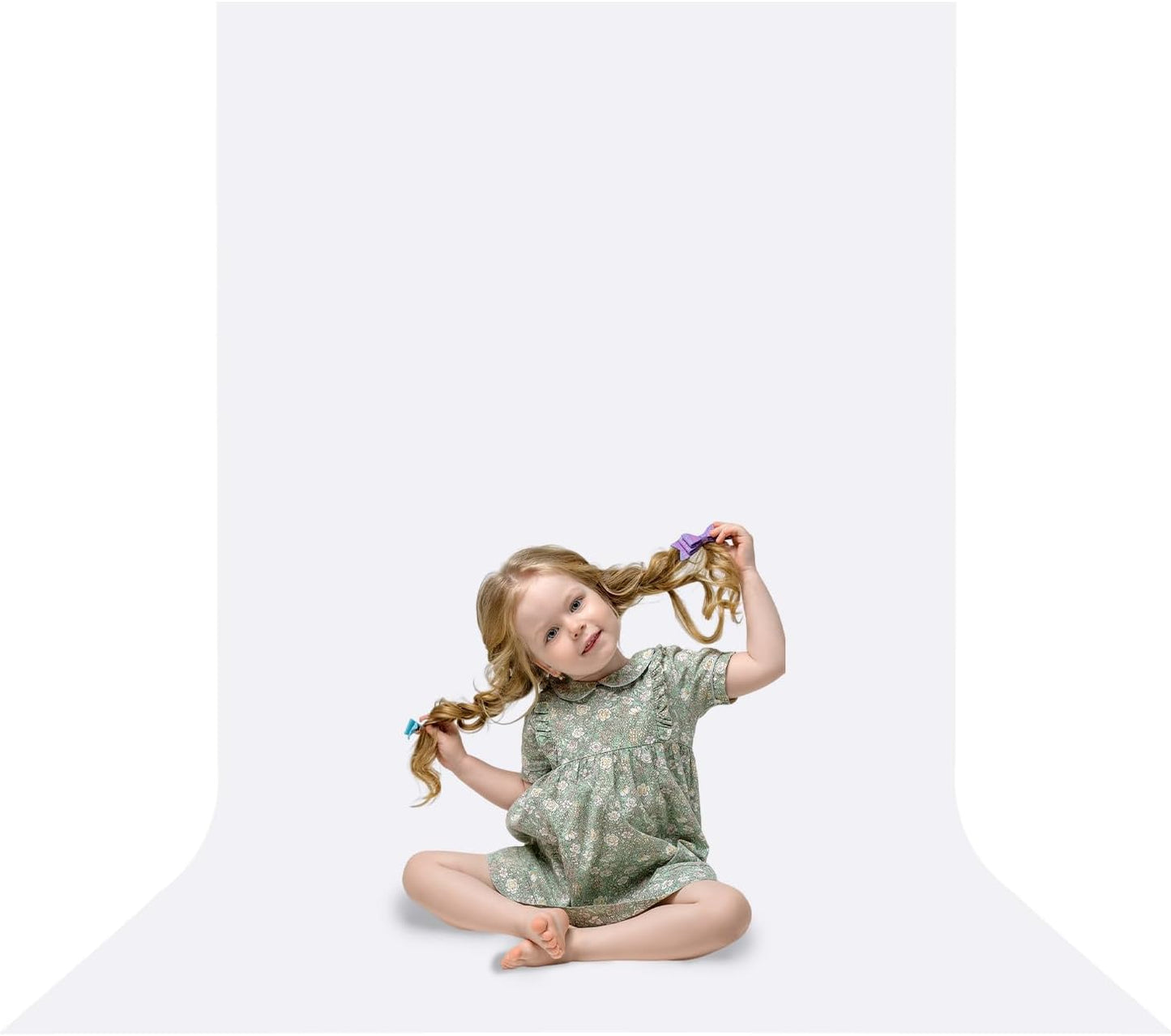 3.3x5Ft White Backdrop C loth for Photography, White Background Screen for Studio, Portrait, and Product Shooting, Video, Photography Background Seamless for Streaming Live Party Ins Decoration