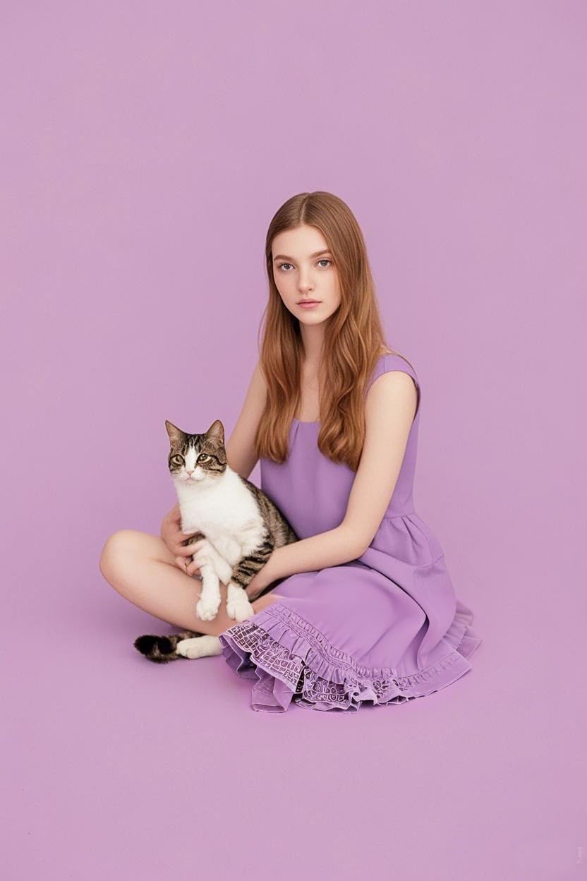 5X7ft Purple Backdrop Light Purple Photo Backdrop for Photoshoot Background Solid Color Backdrop