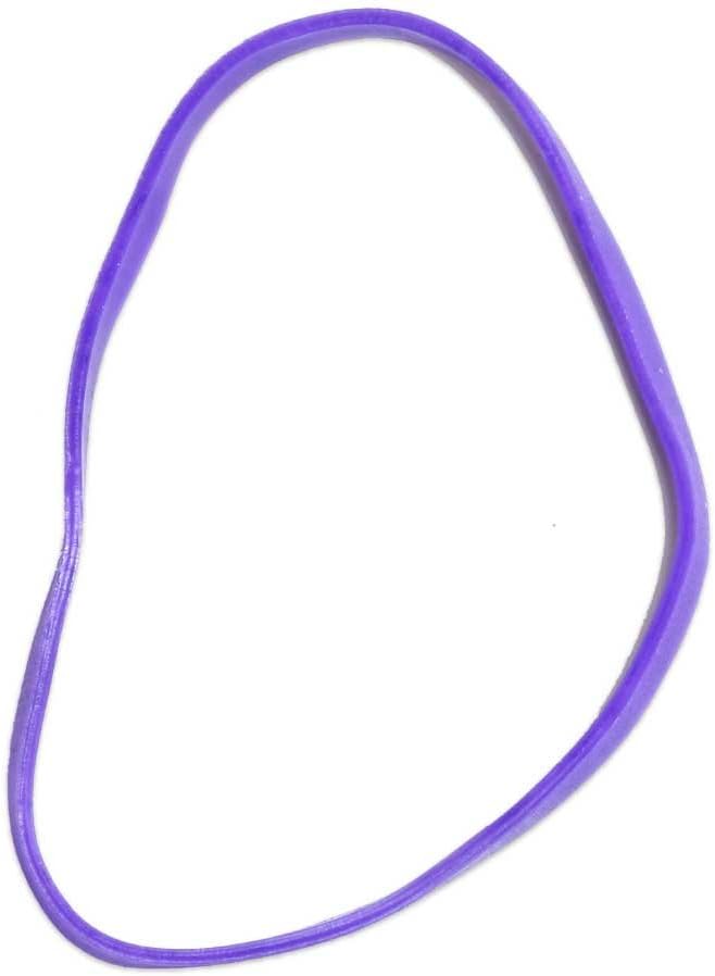 JAM PAPER Colorful Rubber Bands - Size 33 - Purple Rubberbands - 100/Pack