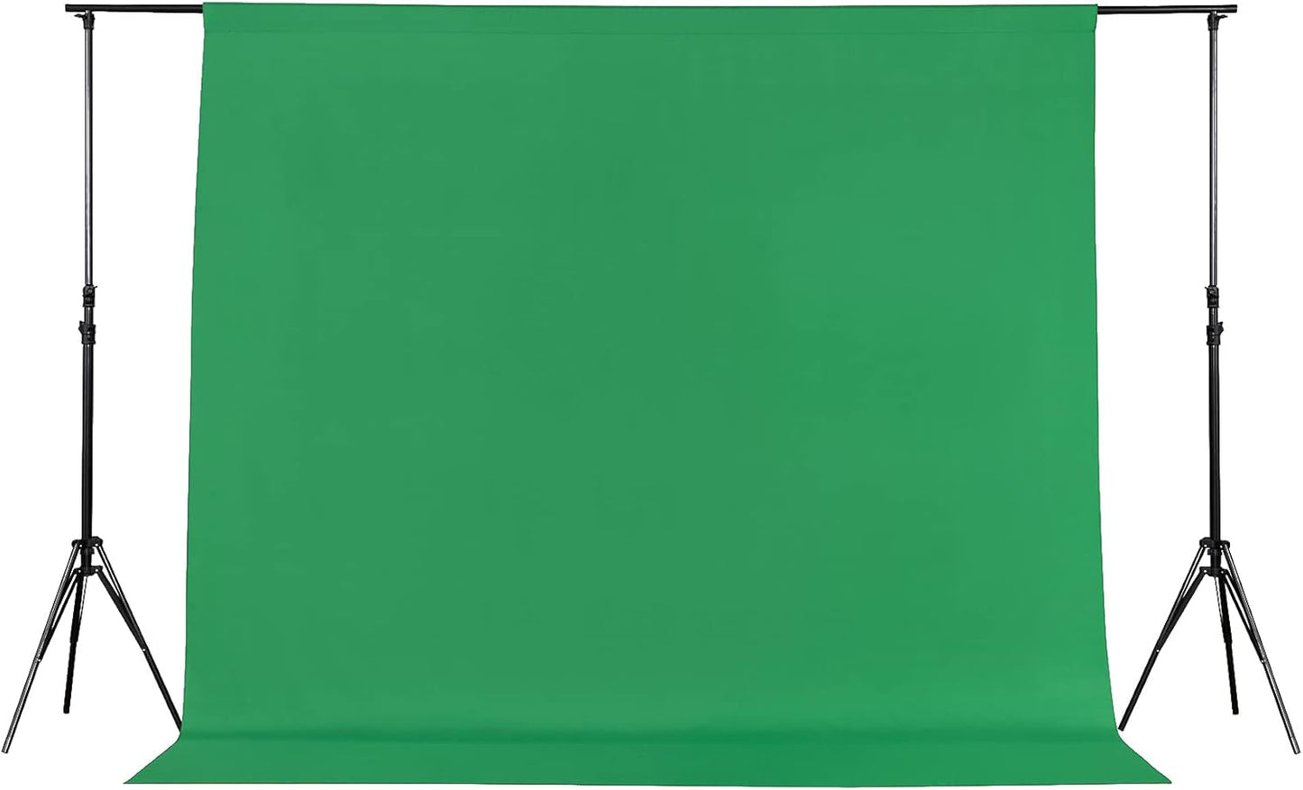 Joccun 8X10FT Green Backdrop Background for Photography,Polyester Backdrop Curtain Background Screen for Photography,Photoshoot,Video Recording,Studio(8X10ft,Green)