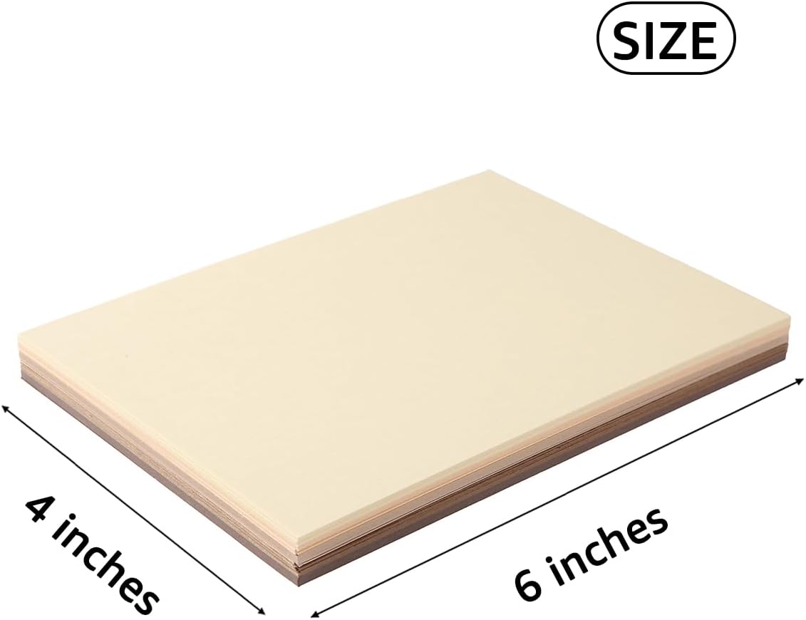 50 Sheets 4x6 Colored Cardstock Paper 5 Colors Blank Flash Cards, 250 GSM Heavy Card Stock for DIY Art Projects, Cards (Brown)