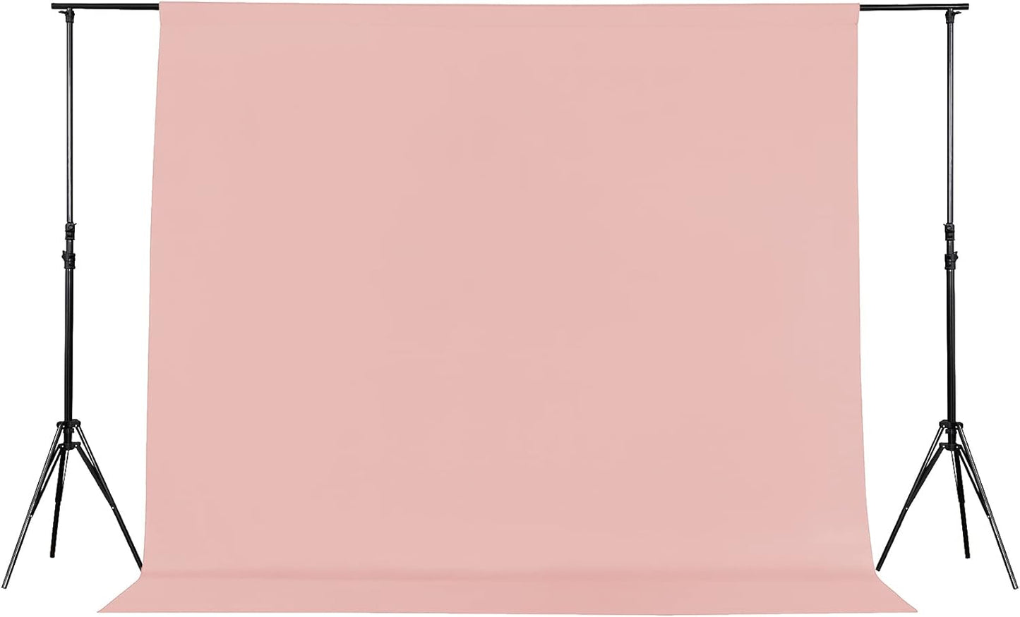 Joccun 5X7FT Light Pink Backdrop Background for Photography,Polyester Backdrop Curtain Background Screen for Photography,Photoshoot,Video Recording,Studio(5X7ft,Light Pink)