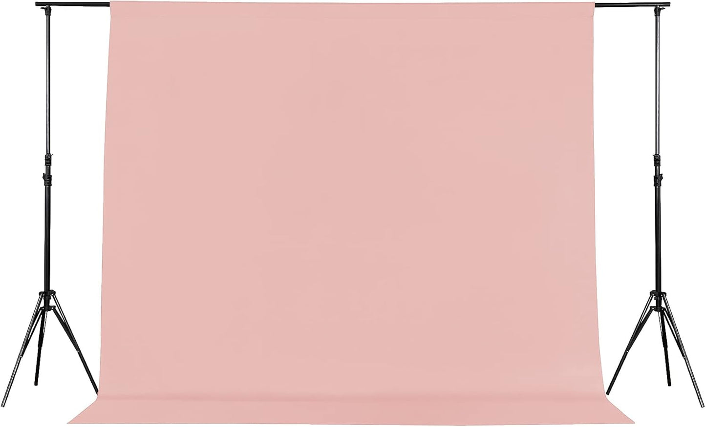 Joccun 6X9FT Light Pink Backdrop Background for Photography,Polyester Backdrop Curtain Background Screen for Photography,Photoshoot,Video Recording,Studio(6X9ft,Light Pink)