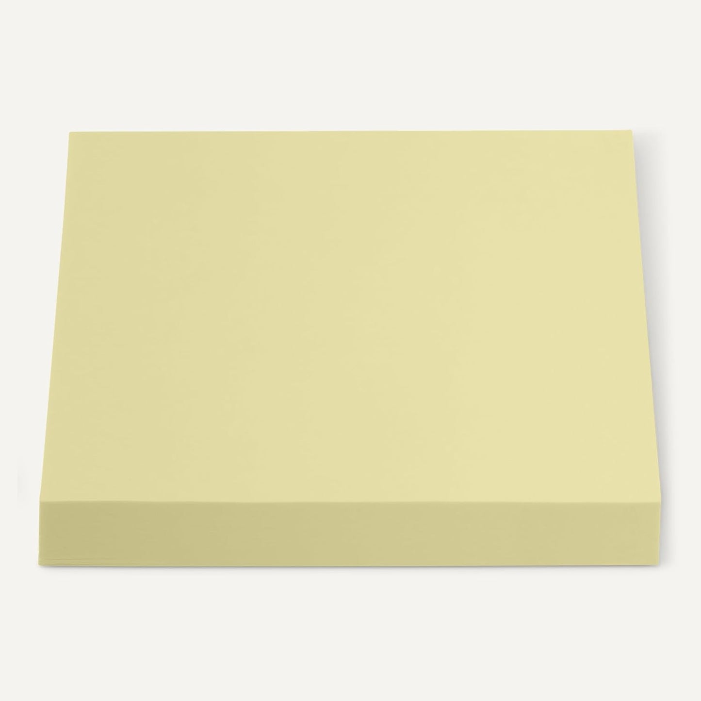 Amazon Basics Square Sticky Notes, Self-Stick Pads, Pack of 18, 3 x 3 inches, Yellow