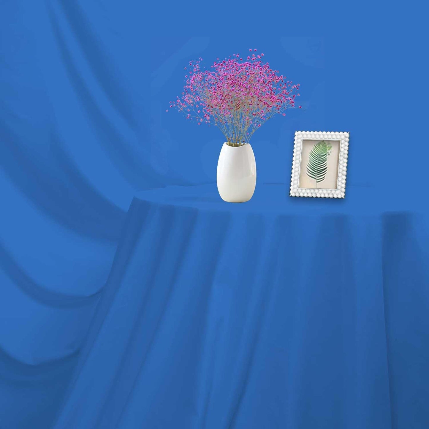 Blue Photo Backdrop for Photoshoot Blue Background for Photography Photo Backdrop Curtain for Party 6 x 9 FT