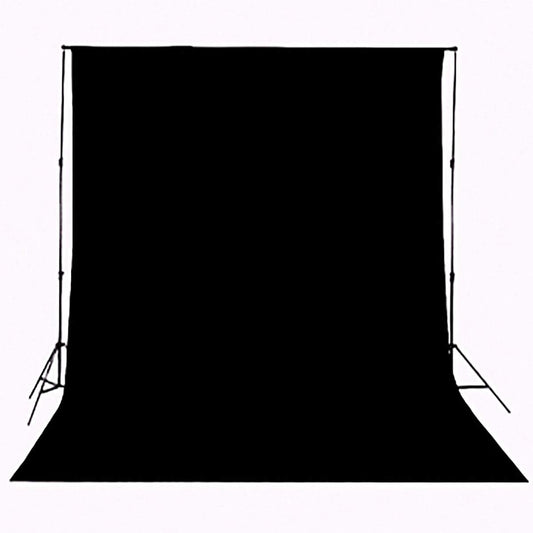 Black Backdrop for Photography Portrait Background Screen for Photo Backdrop Video Photography Studio (8x10ft, Black)