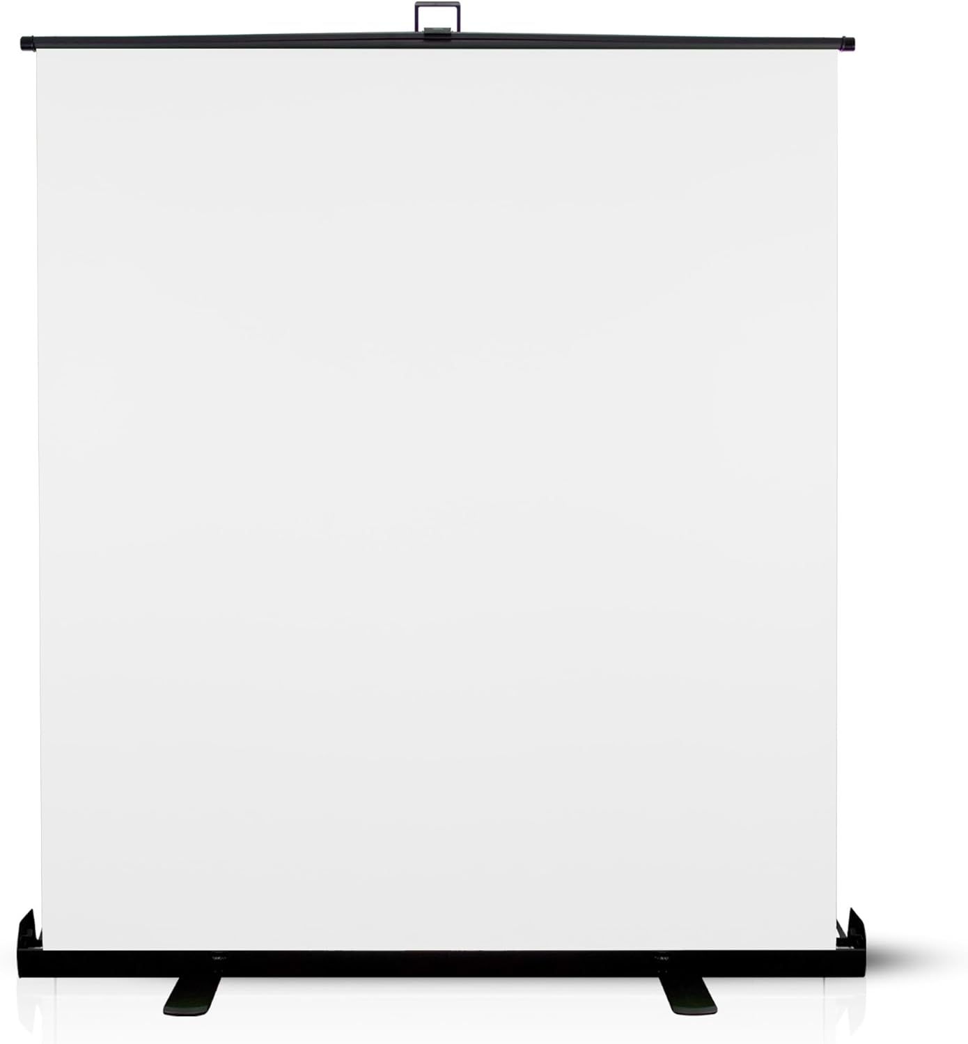KHOMO GEAR 62-Inch White Screen Backdrop – Collapsible & Portable Photography Background for Streaming, Video Calls, Zoom & Studio – Wrinkle-Resistant, High-Density Fabric, Easy Setup