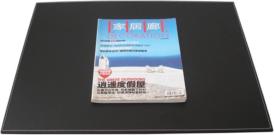 KINGFOM Desk Organizer Set 9 PCS Office Supplies Set File Holder Cabinet, Desk Organizer Drawer,Tissue Box Cover,Organizer Box,Mouse Pad,Desk Pad, Notepaper Holder, Crystal Holder and Coasters Set