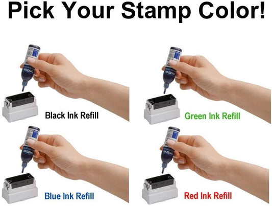 6/Pack Stamp Creator Rubber Stamp Ink Refill (Red) for Brother SC2000 StampCreator