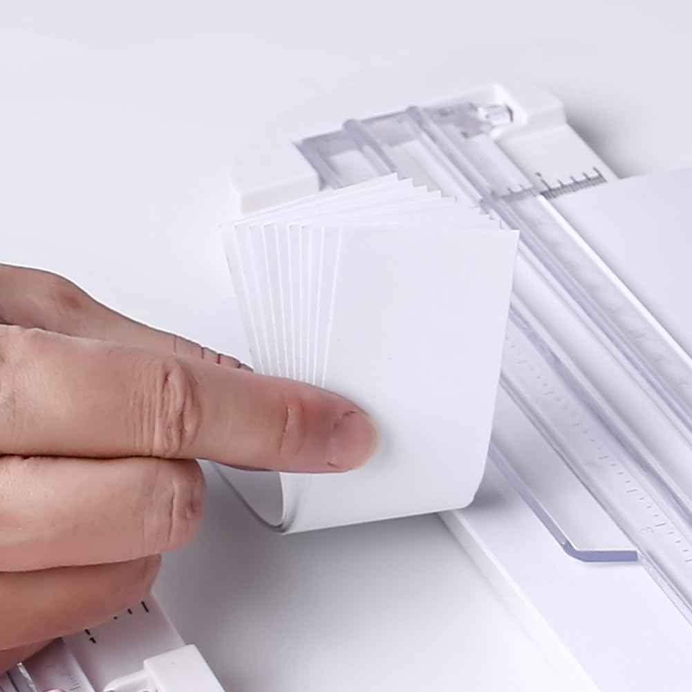 4-in-1 Multi-Function Paper Trimmer,Bidirectional Papers Cutter, Equipped with Straight,4 in 1 Paper Cutter 4 Styles Craft Paper Cutter Multi-Function Scrapbooking Tool (Pink+Green-2PCS)