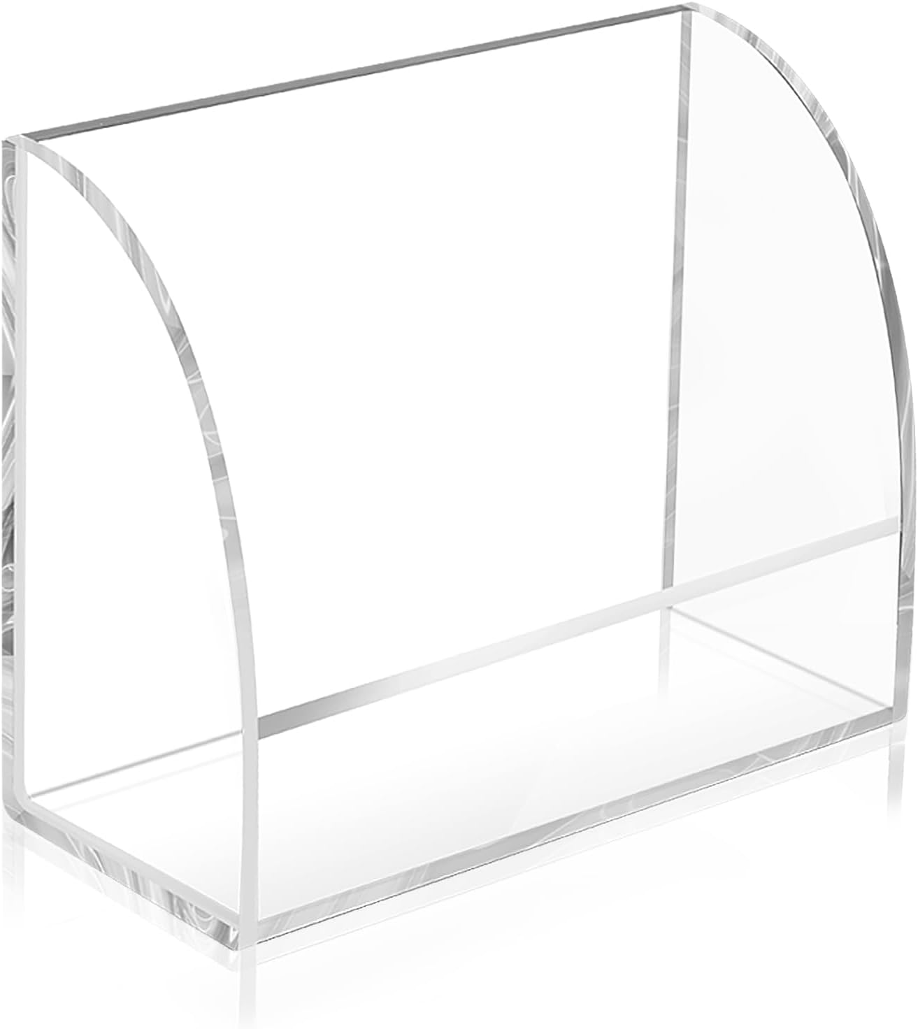 Index Card Display Stand 4.7 X 2.4 X 6.3 Acrylic Card Holder for Desk File Note 4x6 Clear Postcard Stand Index Card Rack Acrylic Business Stand for Office Business Classroom(No Card)