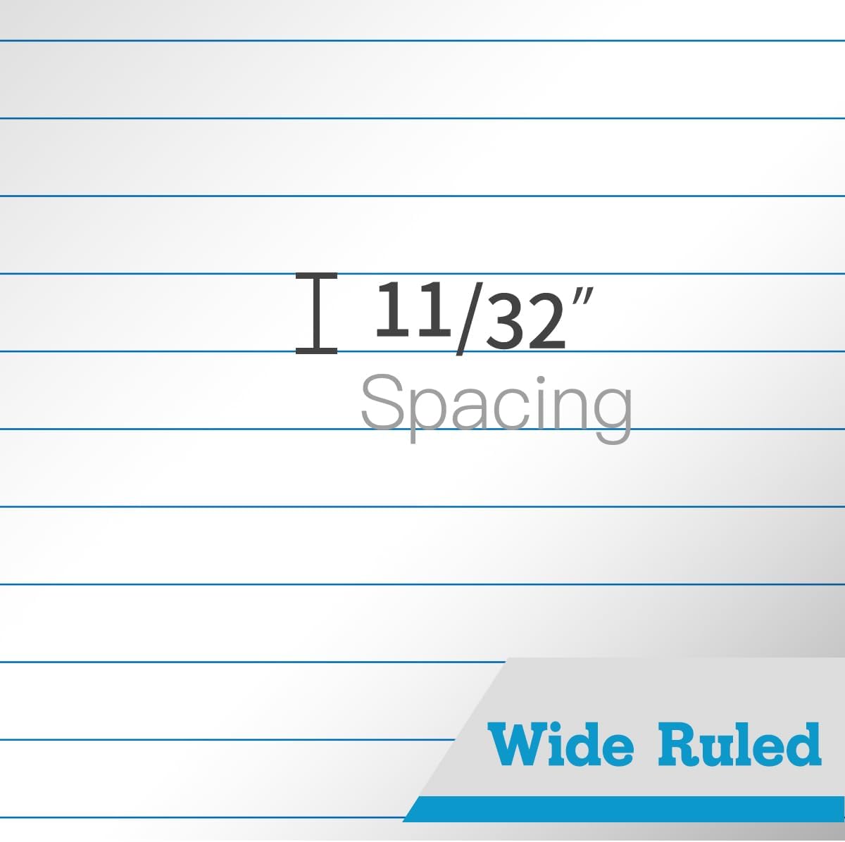 KAISA Legal Pads Note Pads 8.5"x14" Wide Ruled, 50 sheets Perforated Writing Pad, White Pack of 72 Pads, Made In The USA.