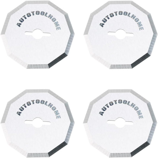 4PCS Replacement Rotary Blades for Worx ZipSnip Cordless Electric Scissors Compatible with WA2300,RC2600K,RC2601, RC2602, WX080L, WX081L Box Cutter