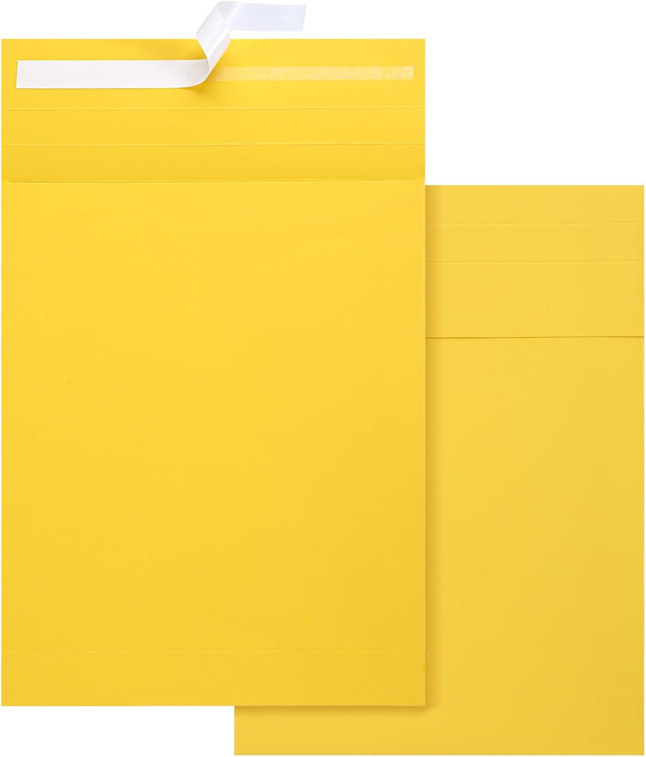 25 Pcs Catalog Envelopes Large Kraft Envelopes 10 x 15 Inches Large Mailing for Office Home Documents Magazines Photos Storage Organizing(Light Brown)