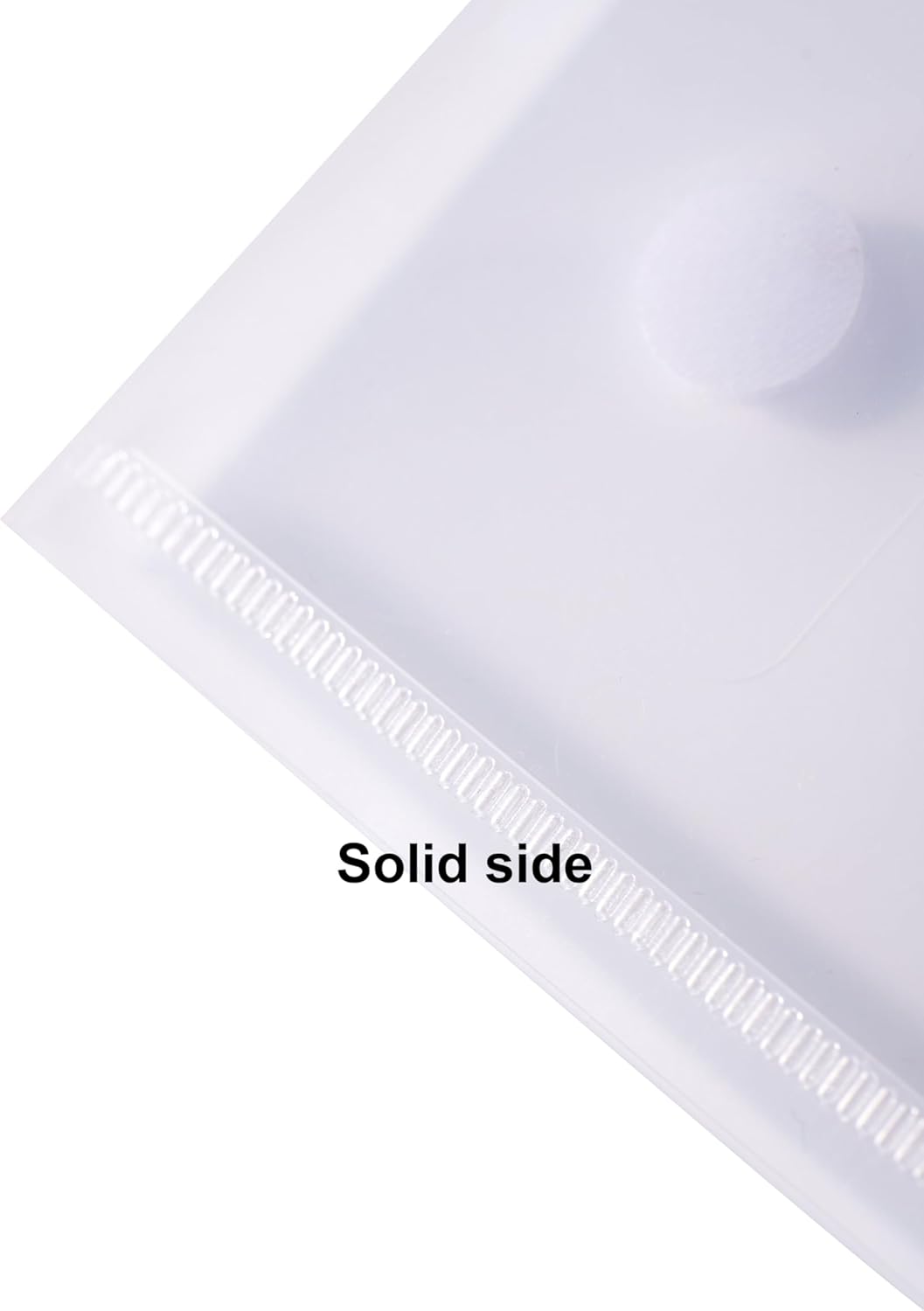 3’’ x 5’’ Vertical Plastic Envelopes Hook Loop Closure Coupon Receipt Sticker Holder 20 Pack