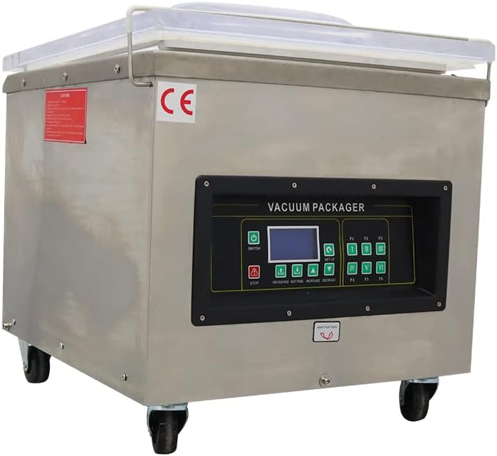 INTSUPERMAI DZ-450 Desktop Single Chamber Vacuum Packaging Machine Deepen Vacuum Champer Desktop Vacuum Sealing Machine Packaging Sealer 110V