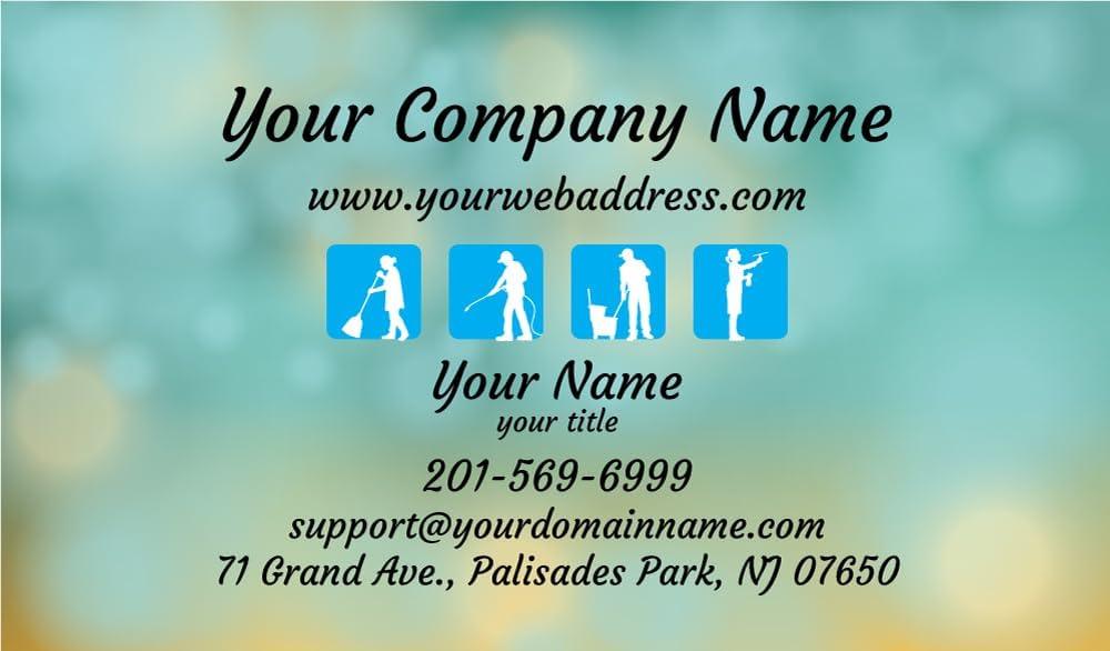 IMPACTONLINEPRINTING, Business Cards 100pcs - Thick Smooth16Pt Paper(350gsm), Cleaning-3