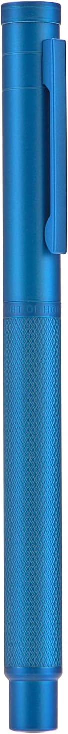 Hongdian 1851 Sky Blue Forest Fountain Pen Medium Nib, Classic Design with Converter and Metal Pen Case