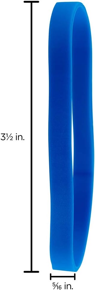 JAM PAPER Durable Rubber Bands - Size 64 - Blue Multi-Purpose Rubberbands - 100/Pack