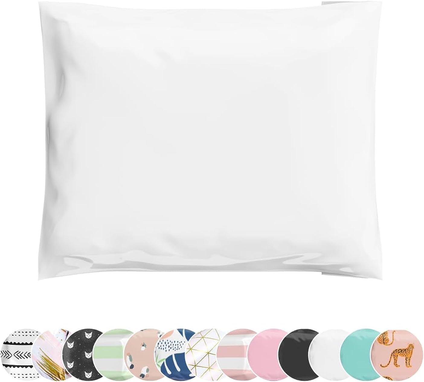 10x13 Poly Mailers Pack of 200 Shipping Supplies Envelopes Mailing Bags Clothing Plastic Small Business Sticky Self Seal White