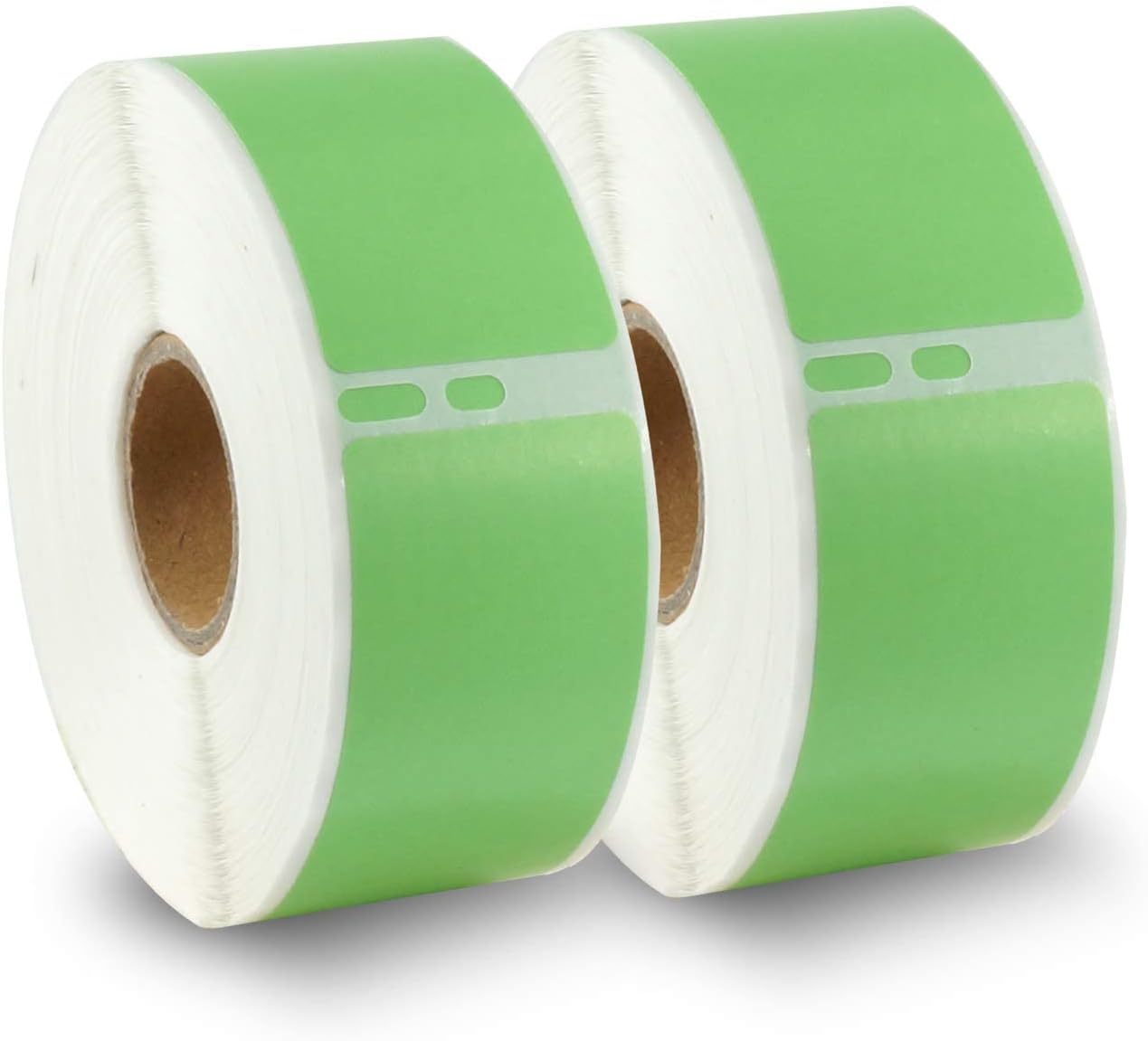 BETCKEY - Compatible DYMO 30252 (1-1/8" x 3-1/2") Address & Barcode Replacement Labels - Compatible with Rollo, DYMO Labelwriter 450, 4XL & Zebra Desktop Printers[2 Rolls/700 Labels, Green]