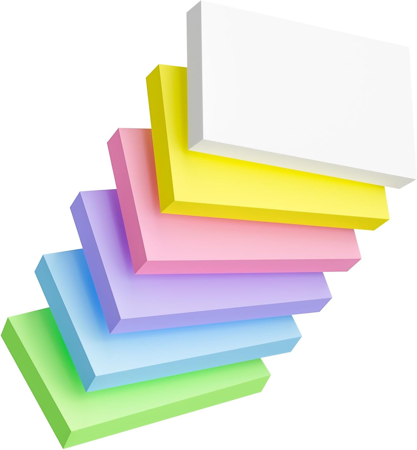 Index Cards 3x5 Inch, 300sheets, Flash Cards, Blank Colored Note Cards Paper For Studying, Schools Supplies, College, Office And Home Organization, Note Taking Supplies