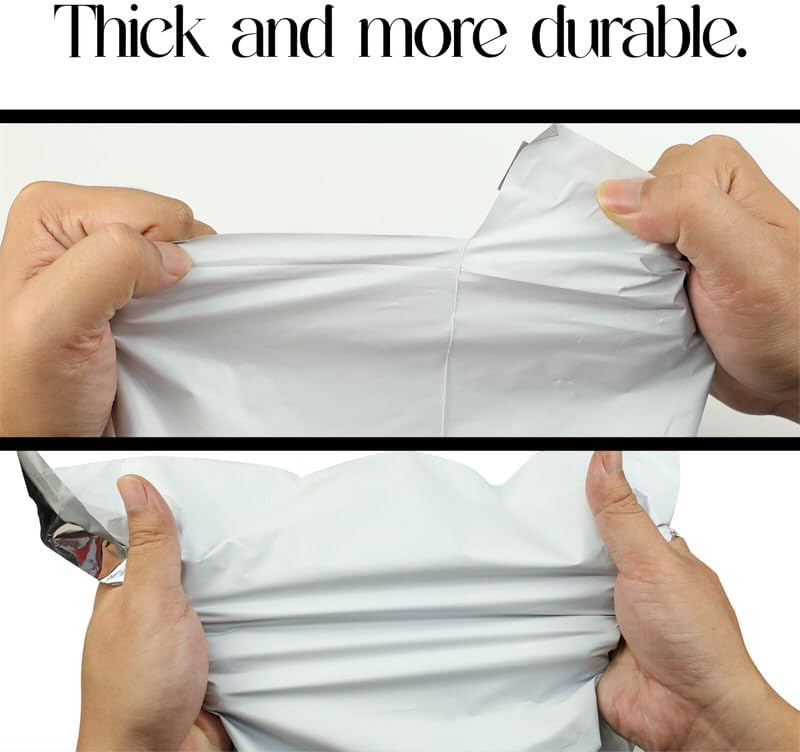 10 x 13 1000pcs Shippozz Poly Mailers – Durable Shipping Envelopes with Strong Adhesive Seal, Waterproof and Tear-Resistant Design – Ideal for Clothing, Books, and Accessories