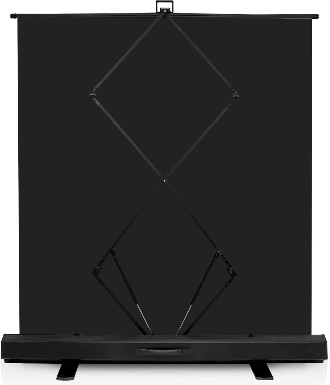 KHOMO GEAR 62-Inch Black Backdrop – Collapsible, Portable Photography & Video Background for Studio, Streaming, Zoom & Content Creation – Wrinkle-Resistant, High-Density Fabric, Easy Setup