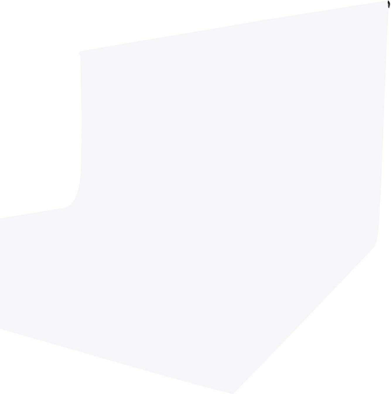 ISSUNTEX 5X7 ft Background Muslin Backdrop, Photo Studio, Collapsible High Density Screen for Video Photography and Television-White