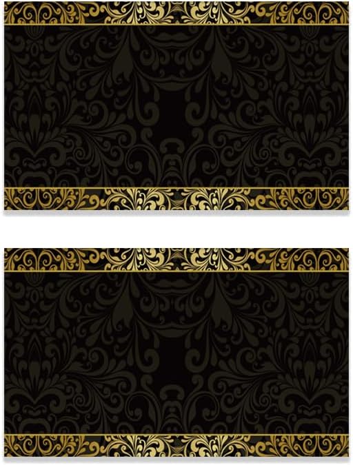 100pcs custom business cards thank you cards with logo picture 300gsm coated paper laminate two-sided printed (style 11)