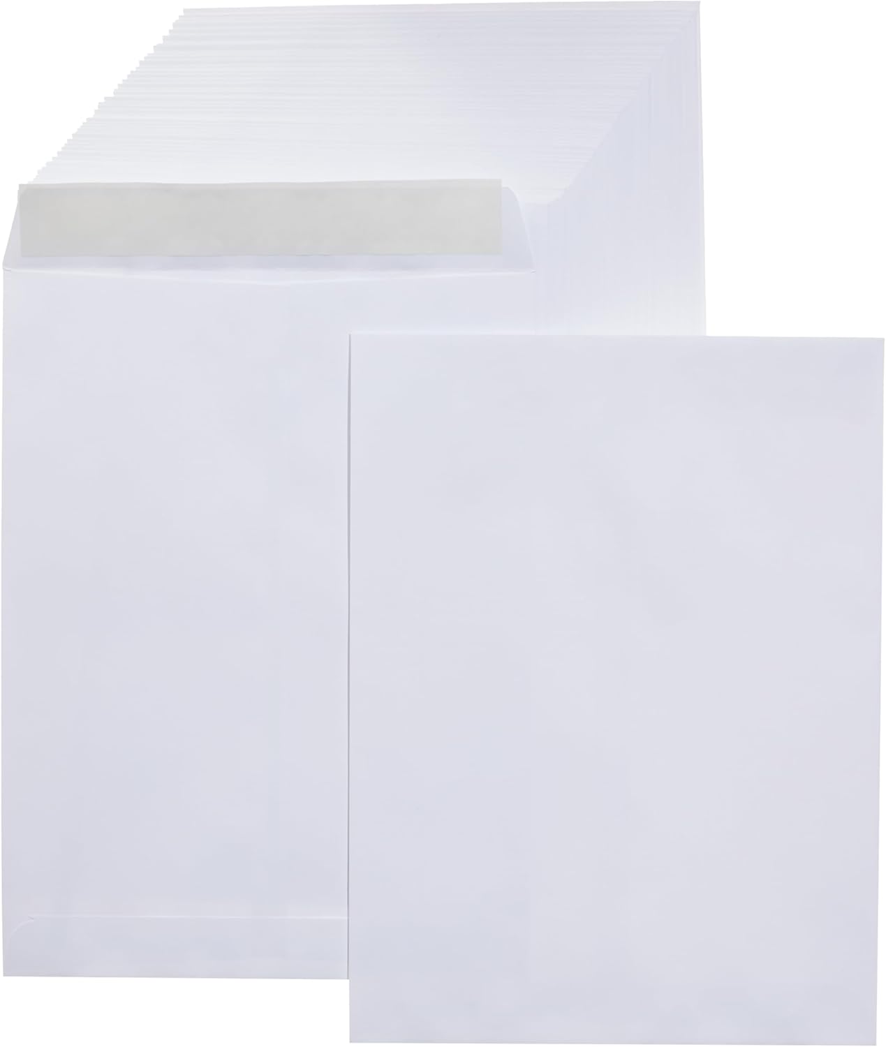 Amazon Basics Catalog Mailing Envelopes, Peel and Seal, 9x12 Inch, White, 250-Pack