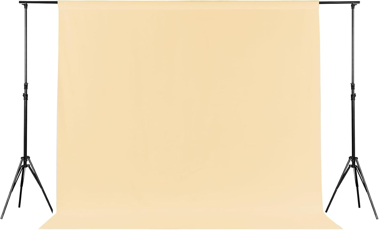 Joccun 8X10FT Champagne Backdrop Background for Photography,Polyester Backdrop Curtain Background Screen for Photography,Photoshoot,Video Recording,Studio(8X10ft,Champagne)